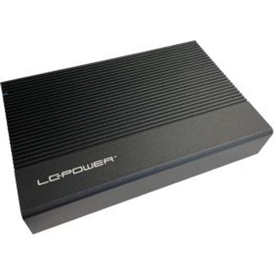 LC-Power LC-35U3-C behuizing voor opslagstations HDD-/SSD-behuizing Zwart 3.5