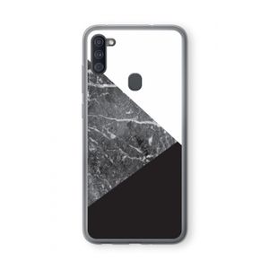 Combinatie marmer: Samsung Galaxy A11 Transparant Hoesje