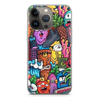 Vexx Mixtape: iPhone 13 Pro Transparant Hoesje
