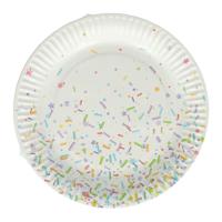 Papieren Feest Borden 18cm, 10st.