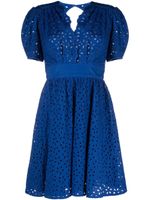 PINKO robe Aureo à taille ceinturée - Bleu