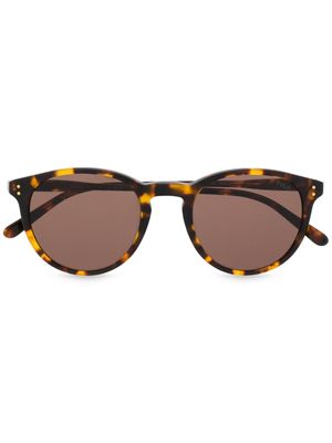 Polo Ralph Lauren lunettes de soleil à monture ronde - Marron