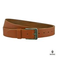 Boodz Leren Riem Extra Lang Cognac | Maat 150 | XXL Boodz Leren Riem Extra Lang Cognac | Maat 150 | XXL