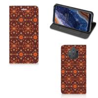 Nokia 9 PureView | Hoesje met Magneet | Batik Brown