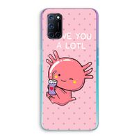 Love You A Lotl: Oppo A92 Transparant Hoesje
