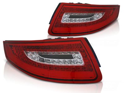 Tuning-Tec Achterlichten PORSCHE 911 997 04-09 ROOD HELDER LED