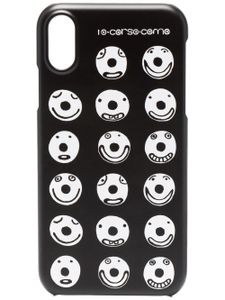 10 CORSO COMO coque d'iPhone X Smiley - Noir