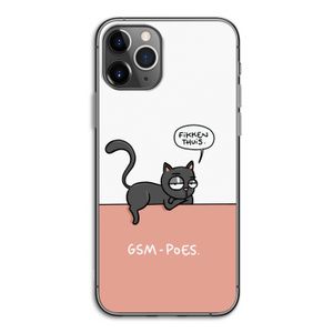 GSM poes: iPhone 11 Pro Transparant Hoesje