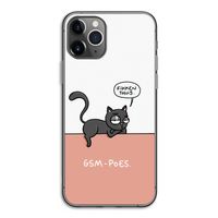 GSM poes: iPhone 11 Pro Transparant Hoesje