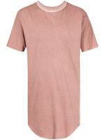 Boris Bidjan Saberi t-shirt Mellow Rose à coupe mi-longue - Rouge - thumbnail