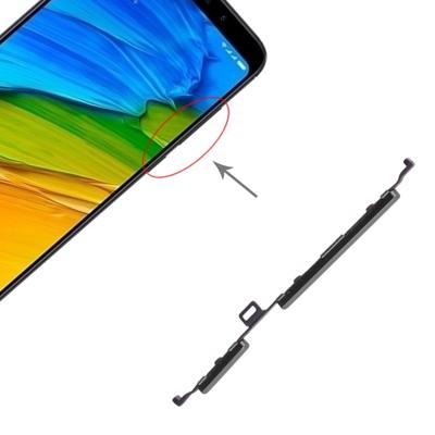 Aan/uit-knop en volume regeling voor Xiaomi Redmi 5 plus (zwart)