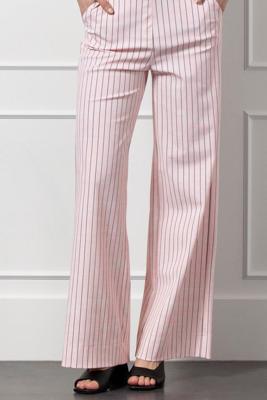 Studio Anneloes Lexie Pinstripe Trousers 12799 Broek 1969 Pale Pink/dark Blue