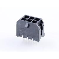 Molex 430450612 Male header, inbouw (standaard) Totaal aantal polen: 6 Rastermaat: 3 mm Inhoud: 1 stuk(s) Tray