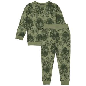 Quapi Jongens pyjama - Puck C - AOP Groen animal