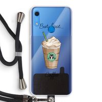 But first coffee: Huawei Y6s Transparant Hoesje met koord