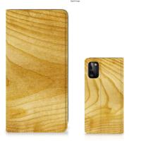 Samsung Galaxy A41 Book | Wallet Case | Licht Hout