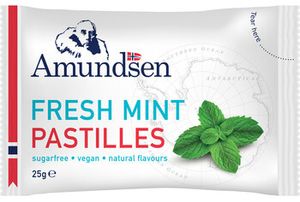 Amundsen - Pastilles Fresh Mint 25 Gram 24 Stuks