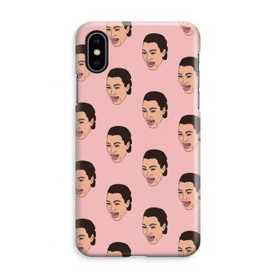 Ugly Cry Call: iPhone XS Max Volledig Geprint Hoesje