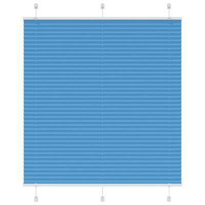 Pliss rolgordijn 120x150cm stofbreedte 119,4cm polyester blauw