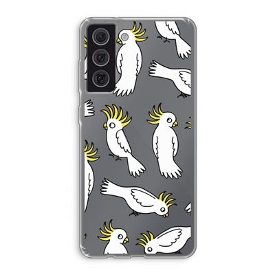 Papegaai: Samsung Galaxy S21 FE Transparant Hoesje