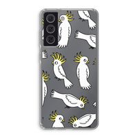 Papegaai: Samsung Galaxy S21 FE Transparant Hoesje