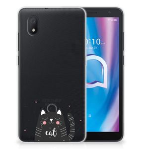 Alcatel 1B (2020) Telefoonhoesje met Naam Cat Good Day