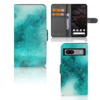 Hoesje Google Pixel 7A Painting Blue Hoesje Google Pixel 7A Painting Blue