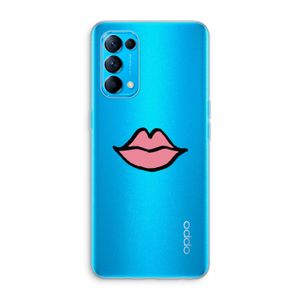 Kusje: Oppo Find X3 Lite Transparant Hoesje