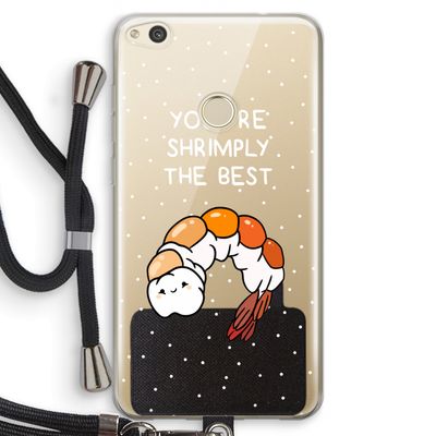 You're Shrimply The Best: Huawei Ascend P8 Lite (2017) Transparant Hoesje met koord