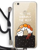 You're Shrimply The Best: Huawei Ascend P8 Lite (2017) Transparant Hoesje met koord