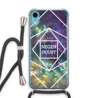 Negenduust ruimte: iPhone XR Transparant Hoesje met koord