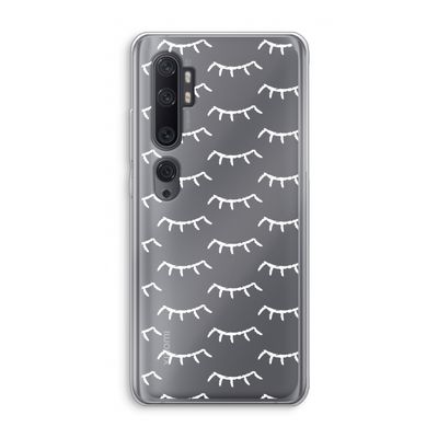 Wimpers: Xiaomi Mi Note 10 Transparant Hoesje