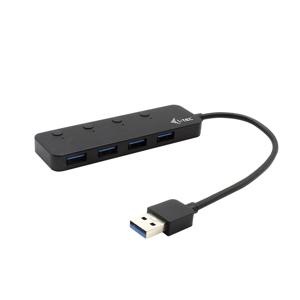 i-tec U3CHARGEHUB4 interface hub USB 3.2 Gen 1 (3.1 Gen 1) Type-A 5 Mbit/s Zwart