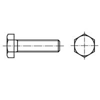 TOOLCRAFT 133762 Zeskantbout M16 40 mm Buitenzeskant DIN 961 Staal Galvanisch verzinkt 50 stuk(s)