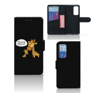 Huawei P40 Leuk Hoesje Giraffe