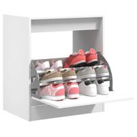 VidaXL Schoenenkast 60x42x69 cm bewerkt hout wit