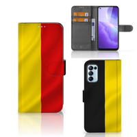 OPPO Find X3 Lite Bookstyle Case Belgische Vlag - thumbnail