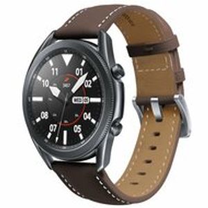 Premium Leather bandje - Donkerbruin - Samsung Galaxy Watch 4 Classic - 42mm & 46mm