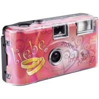 Topshot Love Hearts Black Wegwerpcamera 1 stuk(s) Met ingebouwde flitser