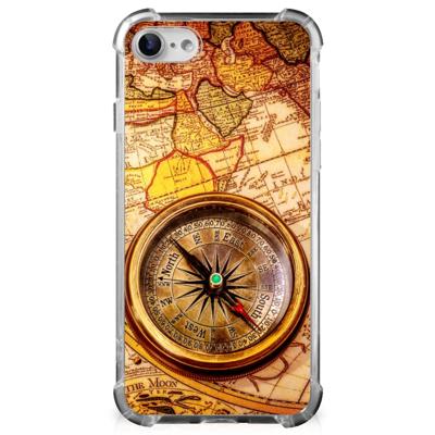 iPhone SE 2022/2020 | iPhone 8/7 Telefoonhoesje met valbescherming Kompas iPhone SE 2022/2020 | iPhone 8/7 Telefoonhoesje met valbescherming Kompas