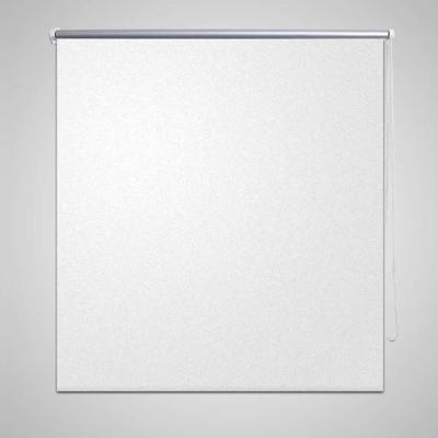 VidaXL Rolgordijn verduisterend 100 x 230 cm wit