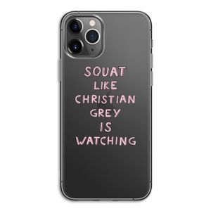 Christian Grey: iPhone 11 Pro Transparant Hoesje