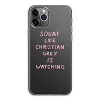 Christian Grey: iPhone 11 Pro Transparant Hoesje