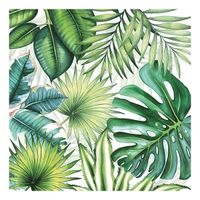 20x Tropische / jungle thema servetten 33 x 33 cm - thumbnail