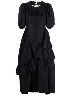 Cecilie Bahnsen robe Devina à coupe longue - Noir