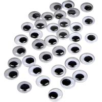 Creativ Company Wiebelogen, niet zelfklevend, d 10 mm, 1000 stuk/ 1 doos
