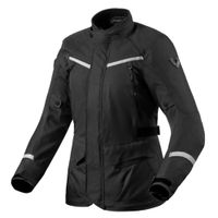 REV'IT! Voltiac 3 H2O Lady, Textiel motorjas dames, Zwart Zilver