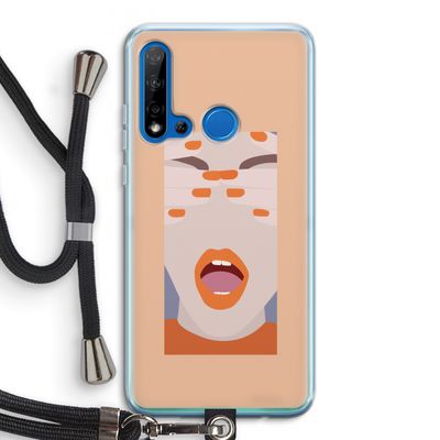 Surprise: Huawei P20 Lite (2019) Transparant Hoesje met koord