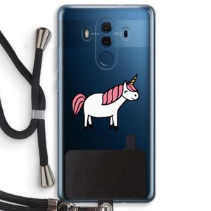 Eenhoorn: Huawei Mate 10 Pro Transparant Hoesje met koord