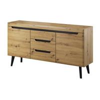 Meubella Dressoir Nebraska - Eiken - 160 cm - thumbnail